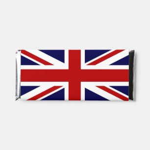 Union Jack British Flag Hershey bar favors