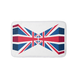 Union Jack, British flag in 3D Bathroom Mat
