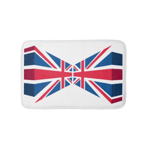 Union Jack British flag in 3D Bathroom Mat
