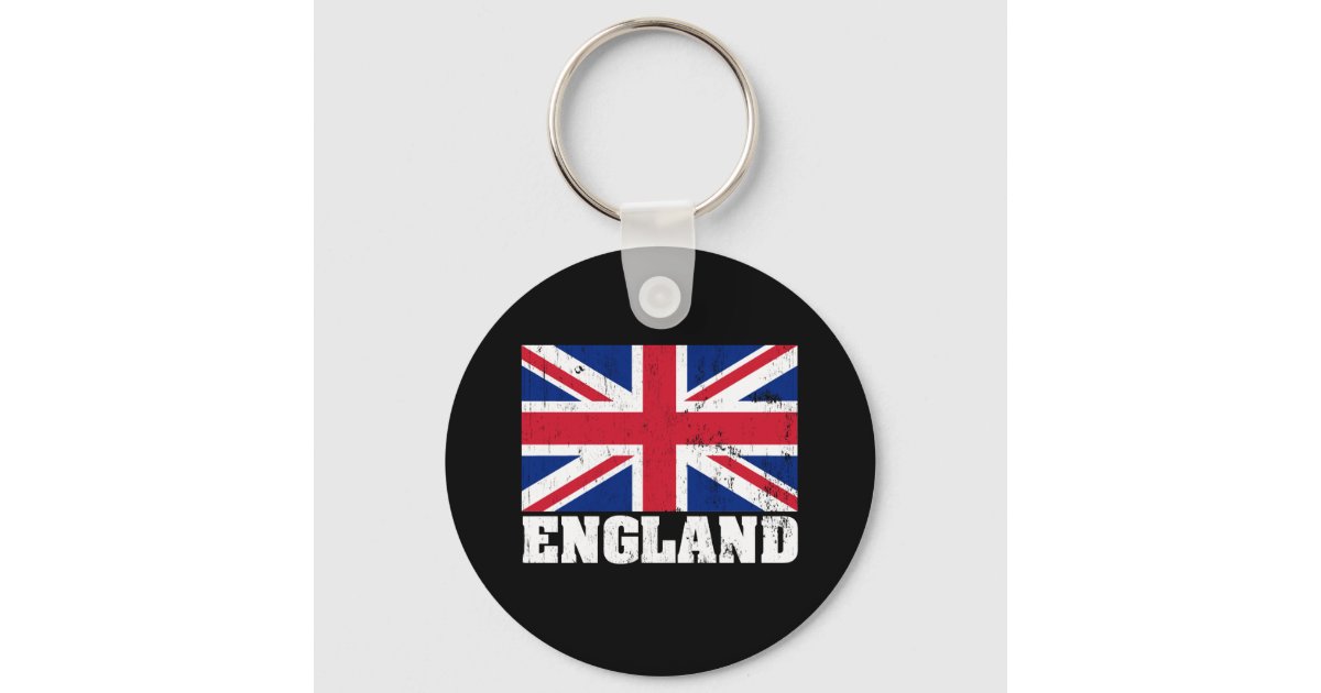 Union Jack British Flag Keychain | Zazzle