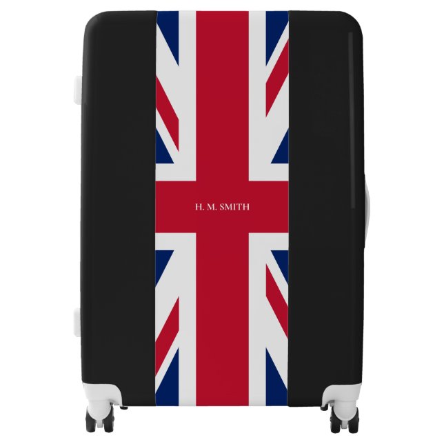 Union Jack British Flag LRG Luggage (Front)
