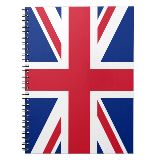 Union Jack ~ British Flag Notebook (Front)