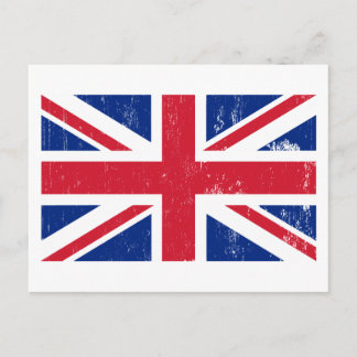 Union Jack British Flag Postcard