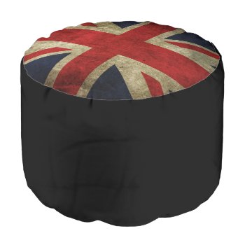 Union Jack (british Flag) Pouf by thatcrazyredhead at Zazzle