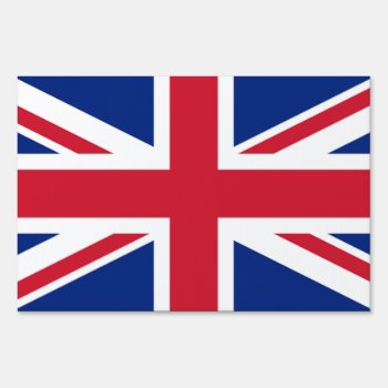Union Jack ~ British Flag Sign by SunshineDazzle at Zazzle