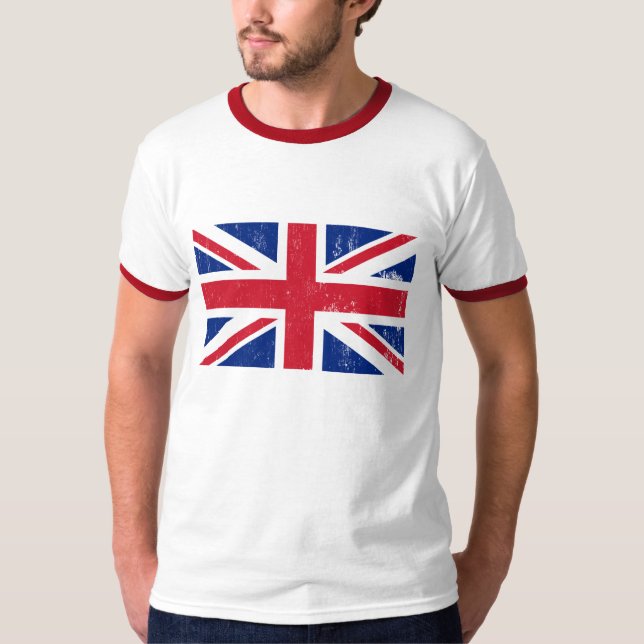 Union Jack British Flag T-Shirt (Front)