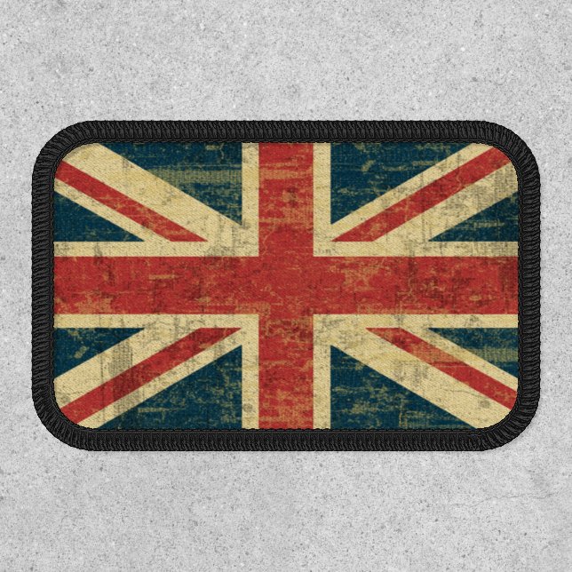 Union Jack British Flag United Kingdom Patch (Front)