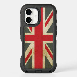 Union Jack British Flag Vintage iPhone 16 Case
