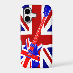 Union Jack British Guitar Art 2 iPhone 17 Case