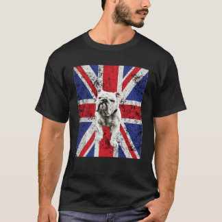 Union Jack Bulldog England United Kingdom British T-Shirt