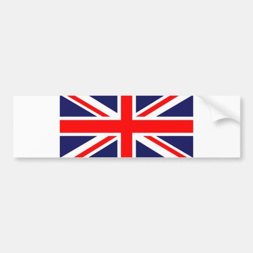 Union Jack Bumper Sticker