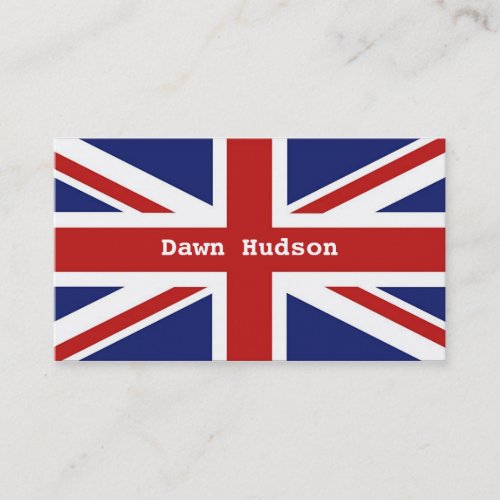 Union Jack Business Card Templates