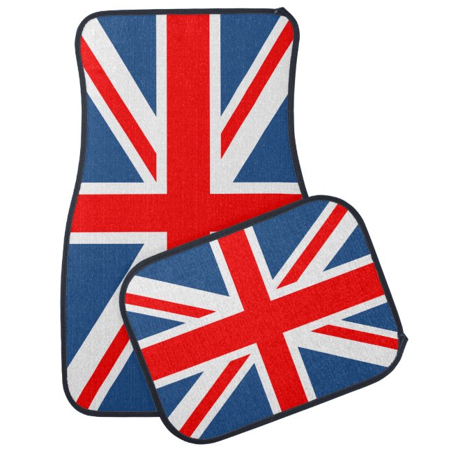 Union Jack Car Floor Mat (Set)