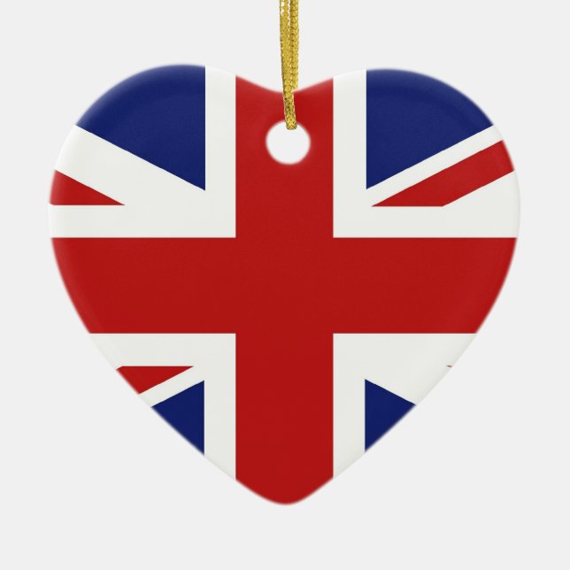 Union Jack Ceramic Ornament (Front)