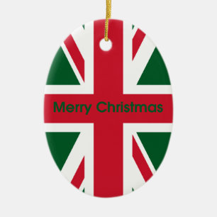 Union Jack Ceramic Ornament