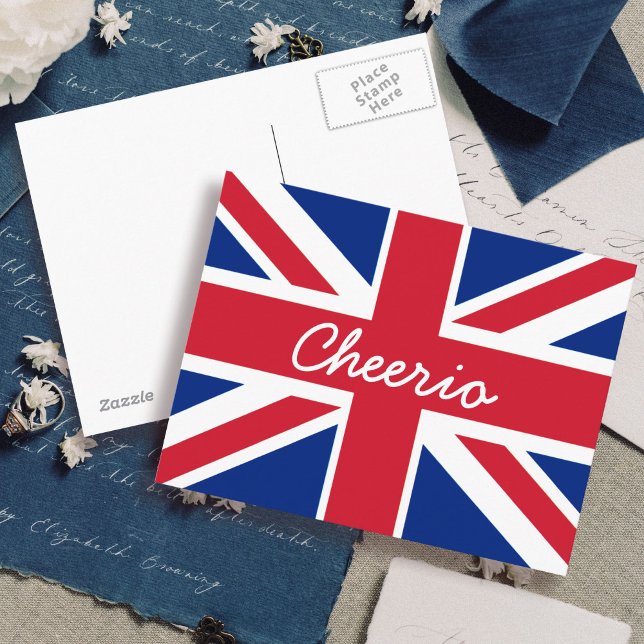 Union Jack Cheerio Postcard (Creator Uploaded)