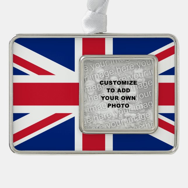 Union Jack Christmas Ornament (Front)