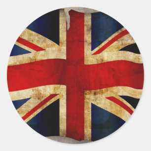 Union Jack Classic Round Sticker
