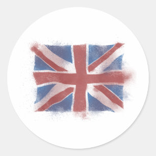 Union Jack Classic Round Sticker