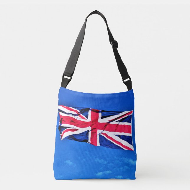 Union Jack Cross-Body Tote Bag (Front)
