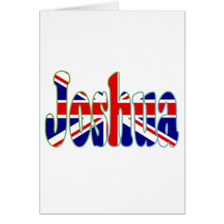 Union Jack cutout Joshua Cards