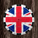 Union Jack Dartboard & British Flag / UK game<br><div class="desc">Dartboard: United Kingdom & Union Jack - British flag darts,  family fun games - love my country,  summer games,  holiday,  fathers day,  birthday party,  college students / sports fans</div>