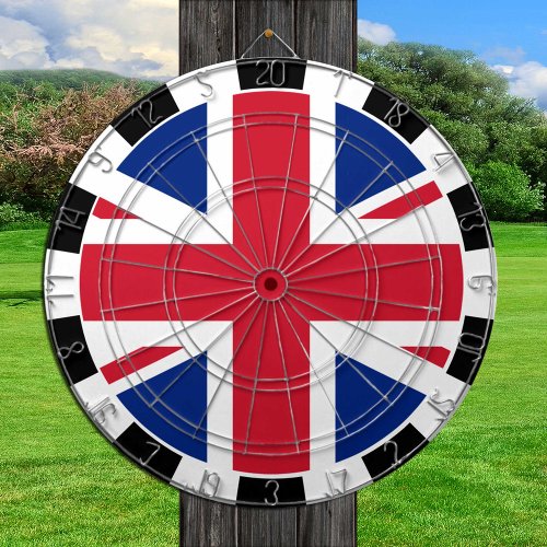 Union Jack Dartboard  British Flag  UK game