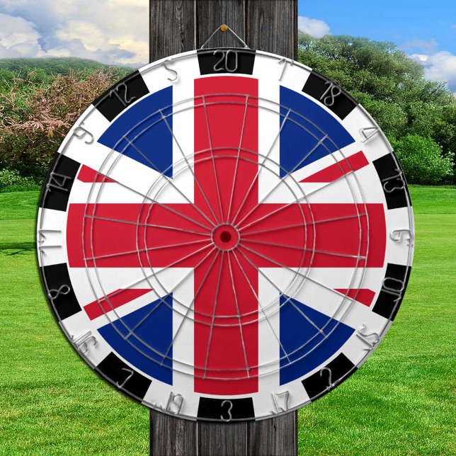 Union Jack Dartboard & British Flag / UK game (Creator Uploaded)