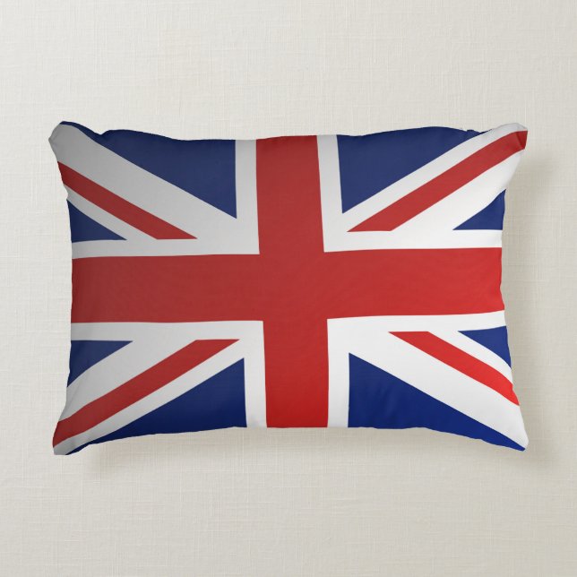 Union Jack Decorative Pillow (Front)