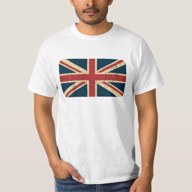 Union Jack Distressed T-Shirt (Front)