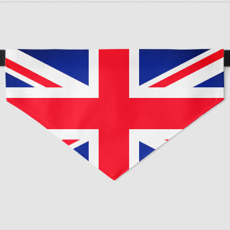 Union Jack Dog Pet Bandana Collar