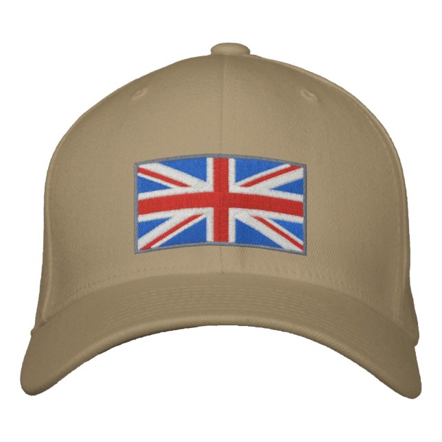 Union Jack Embroidered hat (Front)