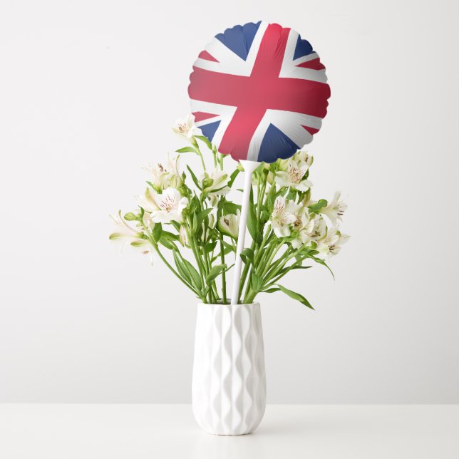 UNION JACK ENGLAND FLAG BALLOON (Vase)