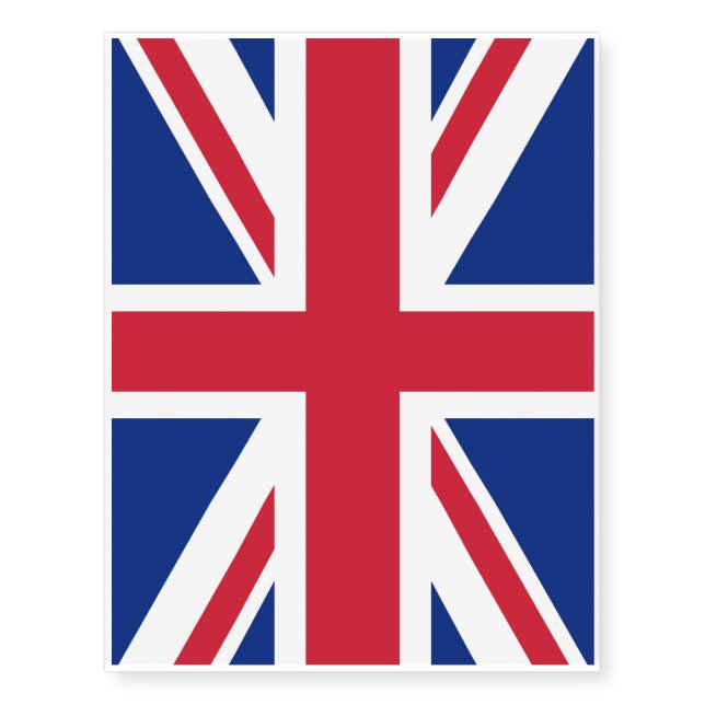Union Jack Ensign Temporary Tattoos (Front)