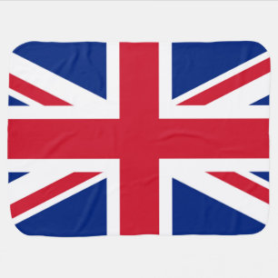 Union Jack Flag bbcnt Baby Blanket