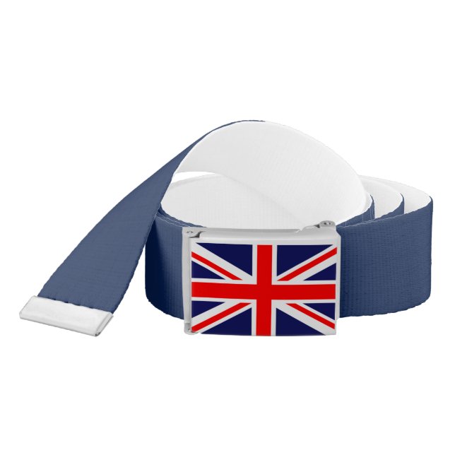 Union Jack Flag Belt (Snake)