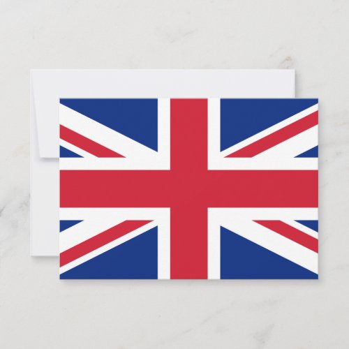 Union Jack Personalized Invitations