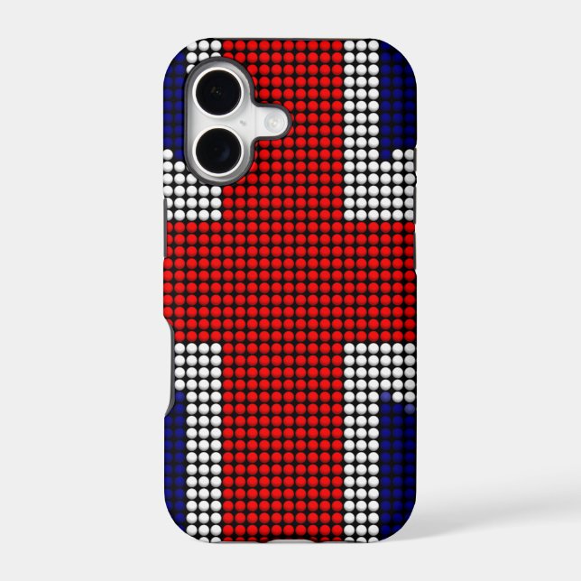 Union jack flag british flag iphone case (Back)