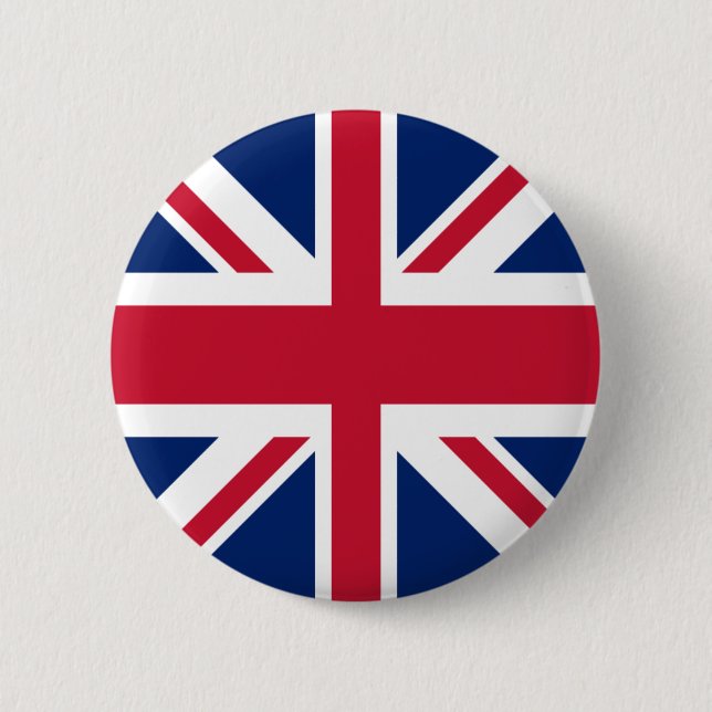 Union Jack Flag Button (Front)