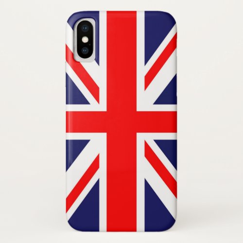 Union Jack flag iPhone X Case