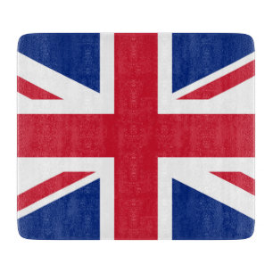 Union Jack Flag cbcnt Cutting Board