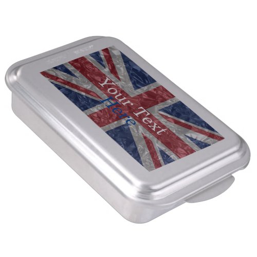 Union Jack Flag _ Crinkled Cake Pan