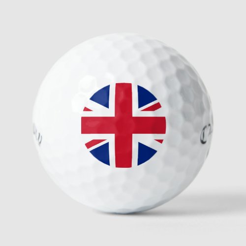 Union Jack Flag css gbcn Golf Balls