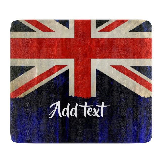 Union Jack flag Cutting Board (Front)
