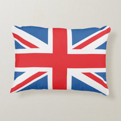 Union JackFlag Design Accent Pillow