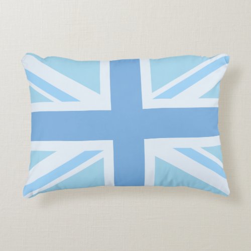 Union JackFlag Design Blues Decorative Pillow