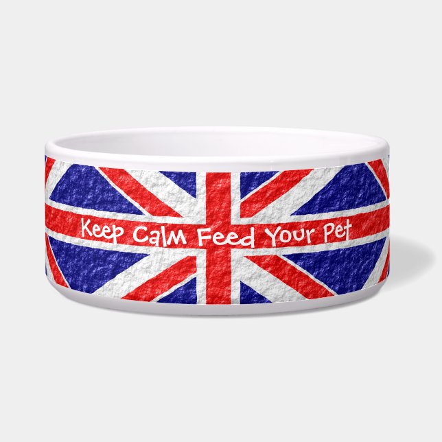 Union Jack Flag Design Bowl (Front)