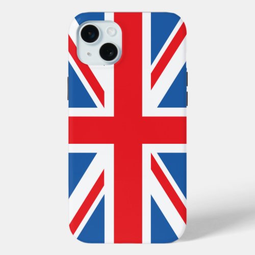 Union JackFlag Design iPhone 15 Plus Case