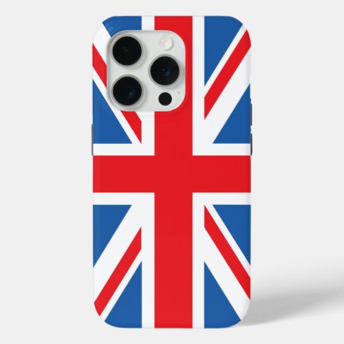 Union JackFlag Design iPhone 15 Pro Case