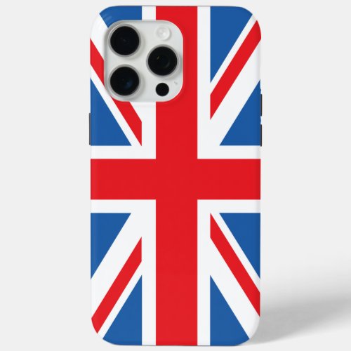 Union JackFlag Design iPhone 15 Pro Max Case